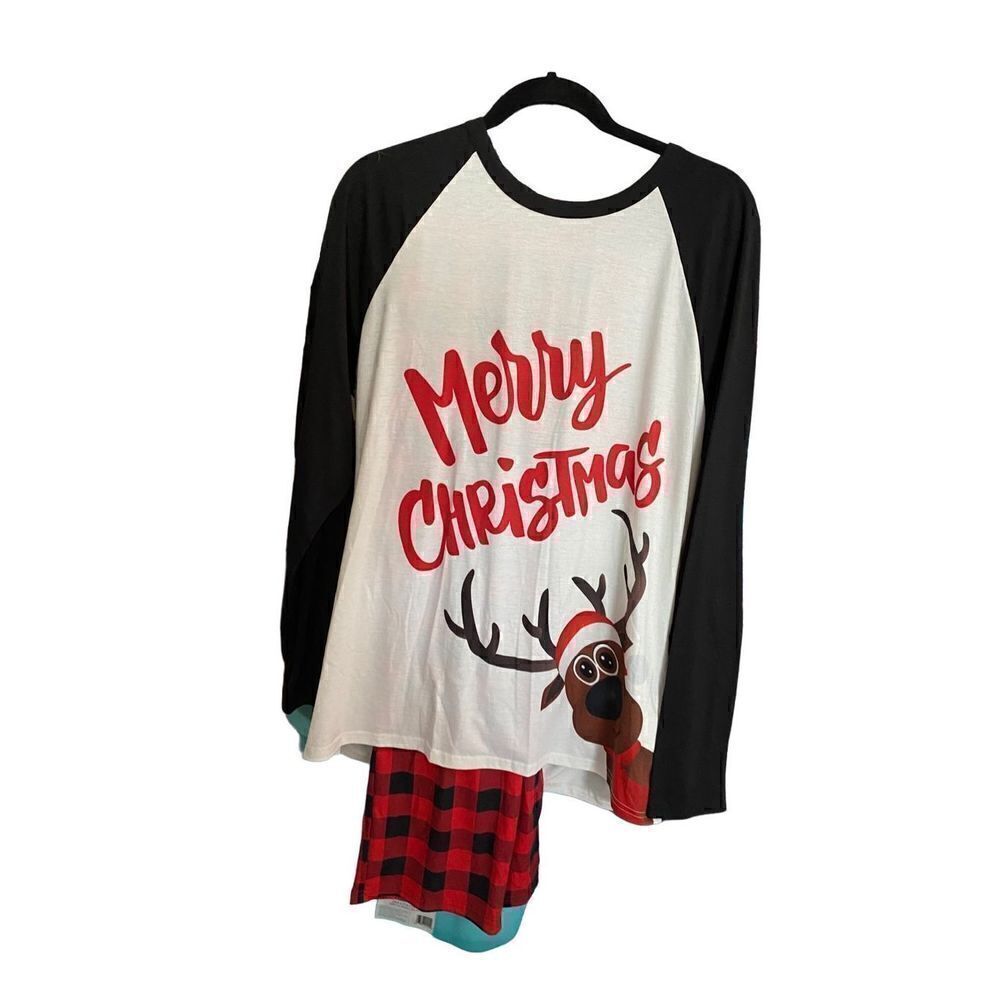 Patpat women’s holiday Christmas, buffalo check, pajama set size large